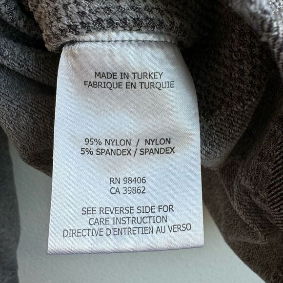 Theory Mens Bruiser Spike Knit Gray Crewneck Nylon Spandex Size Small Medium - Picture 6 of 7